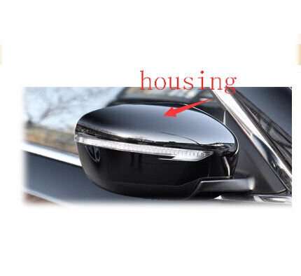 Side View Mirror Housing Part Black Right 1X For 15-22 Nissan Qashqai J11Z SUV