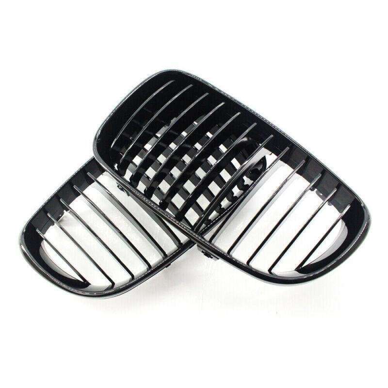 Left&amp;Right for 2008-2011 BMW 1-Series E81 E82 E87 E88 Grille Gloss Black New