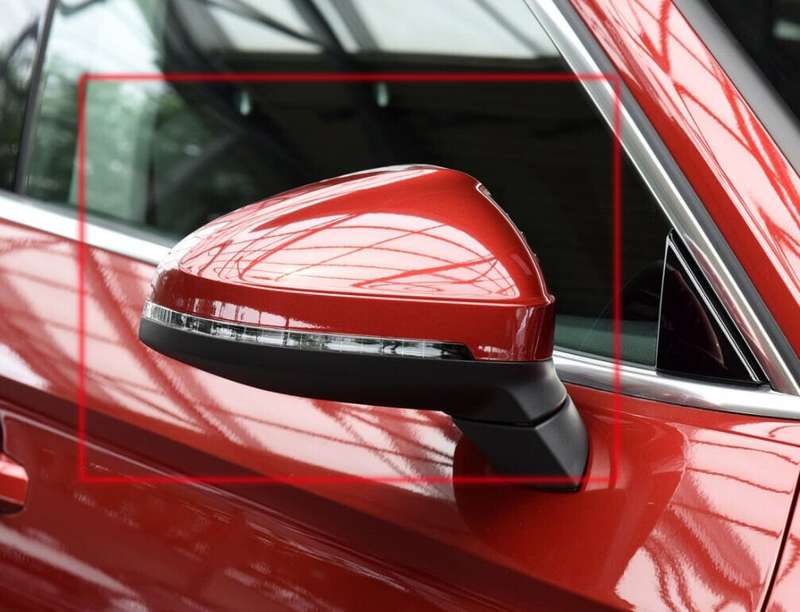For 2017-2020 Audi A5 F5A Side View Mirror Assembly 8 Pins Brand New Right Red