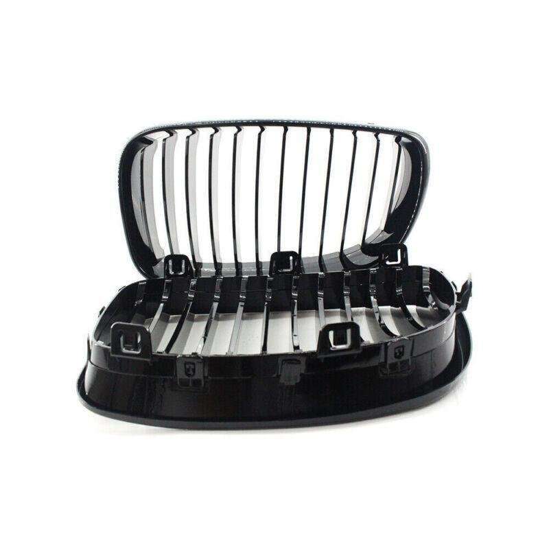 Left&amp;Right for 2008-2011 BMW 1-Series E81 E82 E87 E88 Grille Gloss Black New
