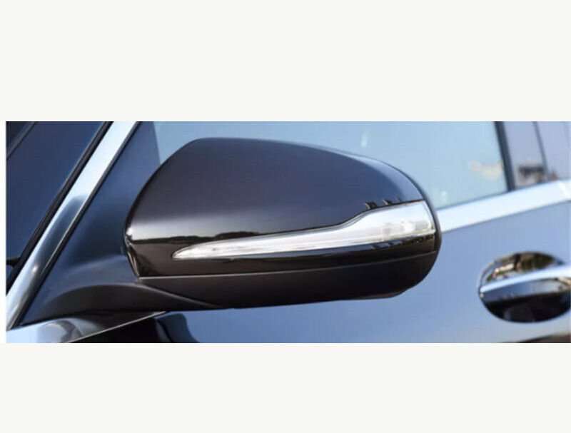 For 15-21 Benz C Class W205 Side View Mirror Assembly 9 Pins Black Part Left