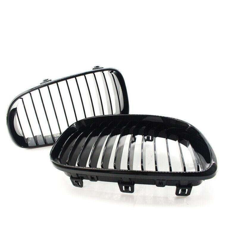 Left&amp;Right for 2008-2011 BMW 1-Series E81 E82 E87 E88 Grille Gloss Black New