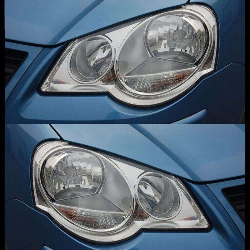 Left Right Headlight Lens Headlamp Cover Shell Cap For VW Polo 2006-2010 07 08