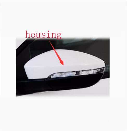 Side View Mirror Housing Hatchback White Left For 2009-2014 VW Scirocco 137