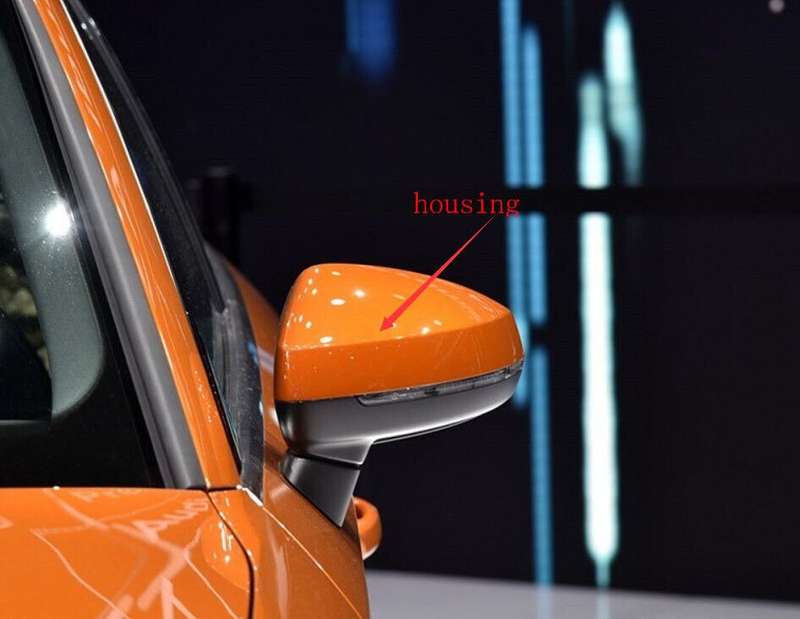 Side View Mirror Housing Top Quality Part Orange Left For 14-17 Audi A3 85S