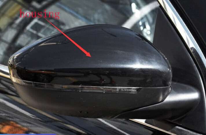 Side View Mirror Housing Top Quality Part Black Right For 2014-2022 Peugeot 408