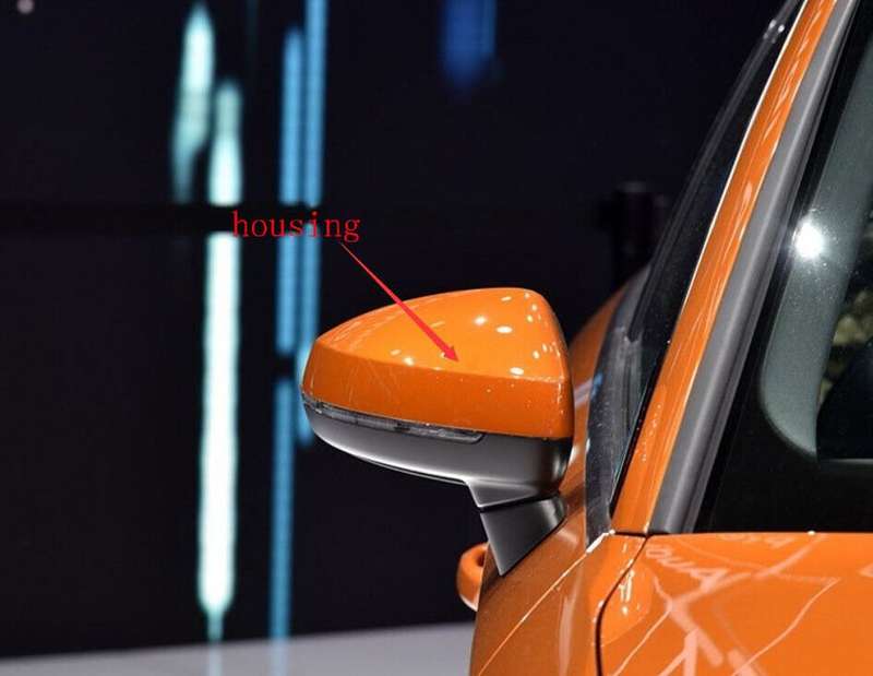 Side View Mirror Housing Top Quality Part Orange Right For 14-17 Audi A3 85S