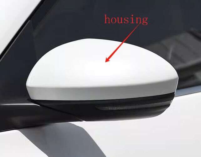 Side View Mirror Housing Part White Left 1X For 19-23 Nissan Sylphy B18Z Sedan