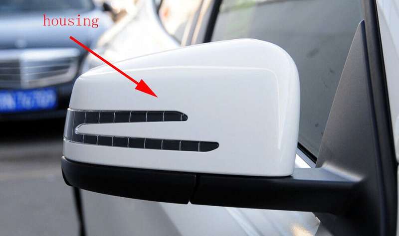 Side View Mirror Housing Markdown Sale White Right For 2014-2018 Benz GLA X156