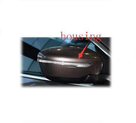 Side View Mirror Housing Part Gold Right 1X For 15-22 Nissan Qashqai J11Z SUV