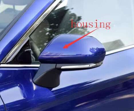 Blue Side View Mirror Housing Markdown Left For 2019-2023 Toyota Avalon Sedan