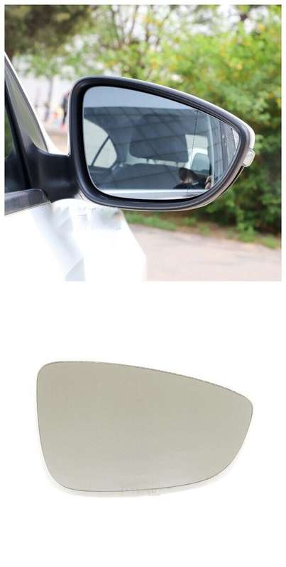 Side View Mirror Glass Heating Right 1PC For Volkswagen Jetta Passat CC Beetle
