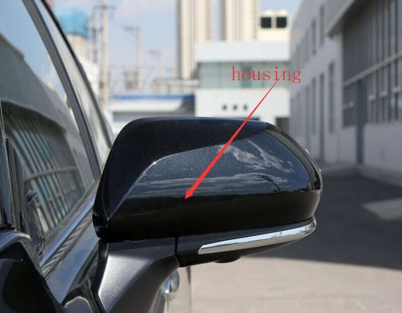 Black Side View Mirror Housing Markdown Left For 2019-2023 Toyota Avalon Sedan