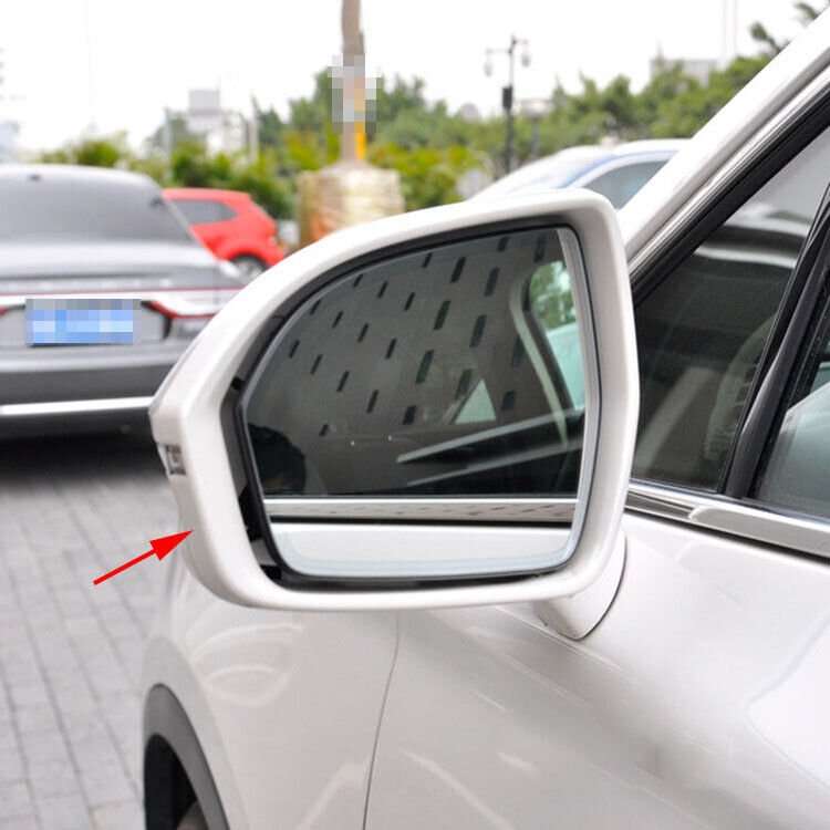 Left White Front Side Mirror Housing Frame 1PC For 2015-2018 Lincoln MKX SUV