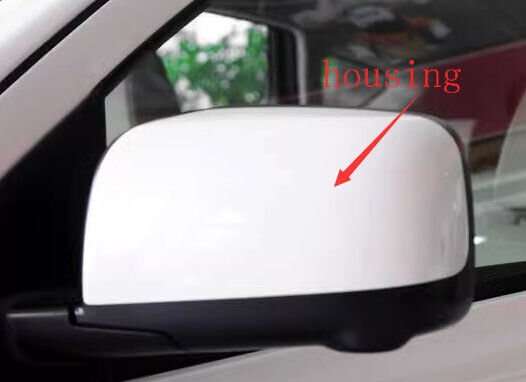 Side View Mirror Housing Part White Left 1X For 08-15 Nissan Qashqai J10Z SUV