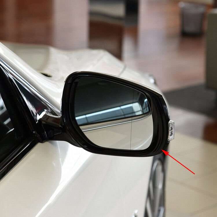 Right Black Front Side Mirror Housing Frame For 2015-2022 Infiniti Q50 Sedan