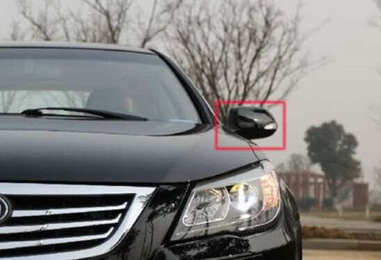 For 11-18 BYD G6 Side View Mirror Assembly 13 Pins Manual Folding Left Black