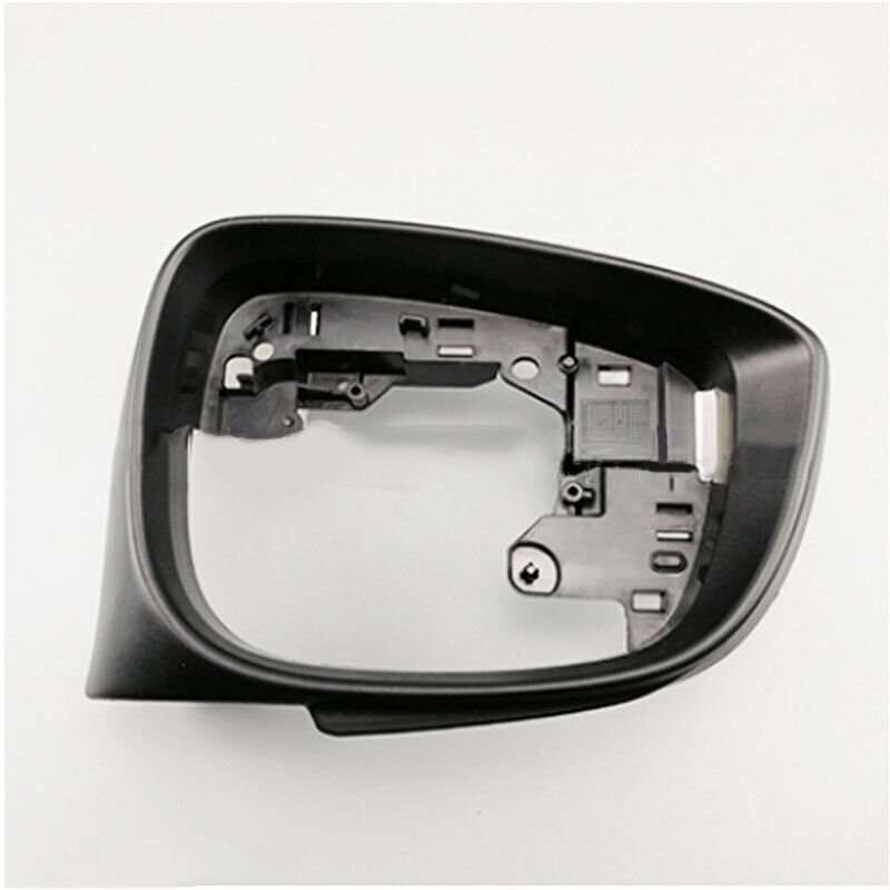 Right Black Car Front Side Mirror Housing Frame 1PC For 2017-2019 Mazda CX-3 SUV