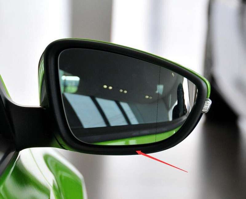 3C8857602A Black Front Right Side Mirror Housing Frame For 11-17 VW CC Sedan