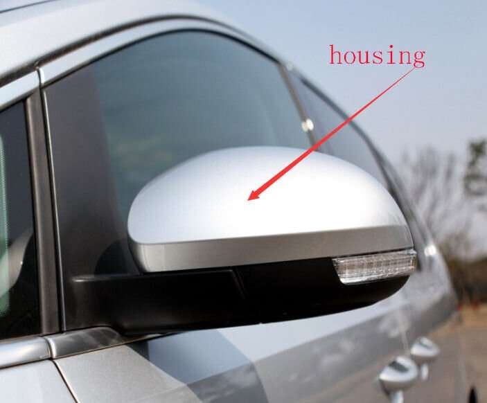 Side View Mirror Housing Top Quality Part Silver Left For 12-16 VW Sharan 7N1