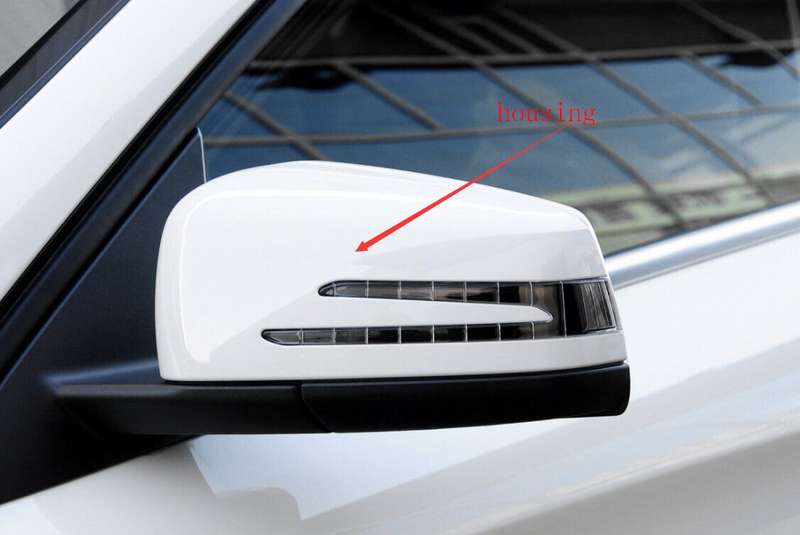 Side View Mirror Housing Markdown Part White Left For 2014-2018 Benz GLA X156