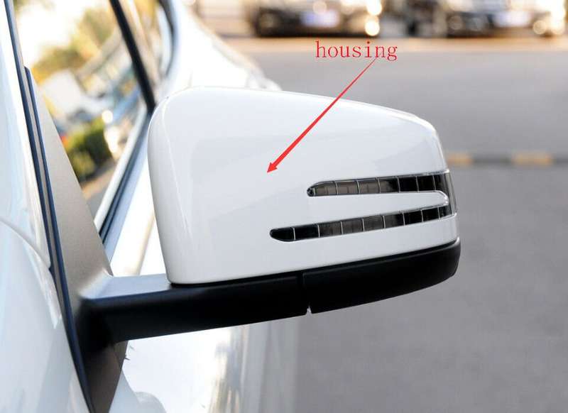 Side View Mirror Housing Markdown Part White Left For 2014-2018 Benz GLA X156