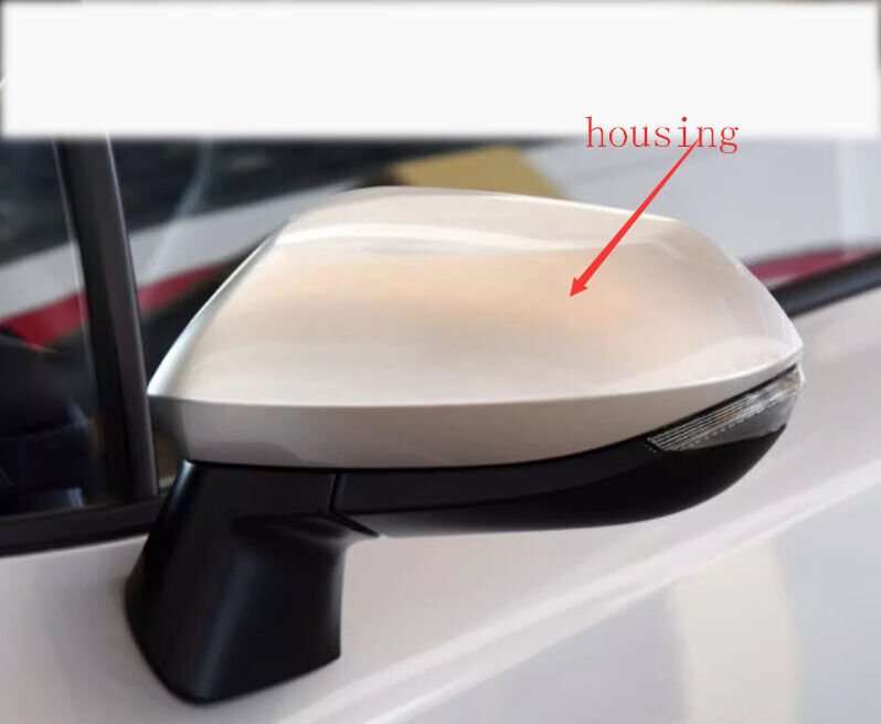 Silver Side View Mirror Housing Part Left For 19-23 Toyota Corolla E21 Sedan