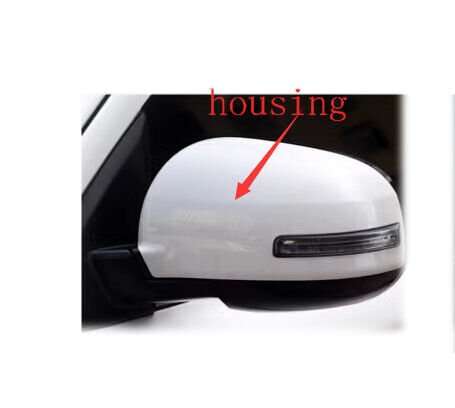Side View Mirror Housing White Left Part For 12-16 Mitsubishi Outlander GF_W SUV