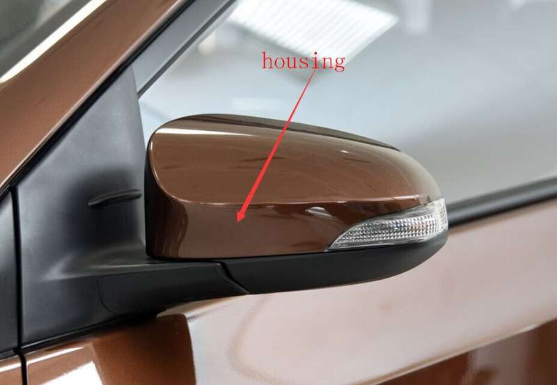 Side View Mirror Housing Part Brown Left For 2014-2019 Toyota Levin E18 Sedan