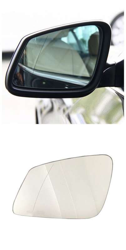 Side View Mirror Glass Heating Left 1PC For BMW 5 7 Series F02 F07 F10 F18 E60