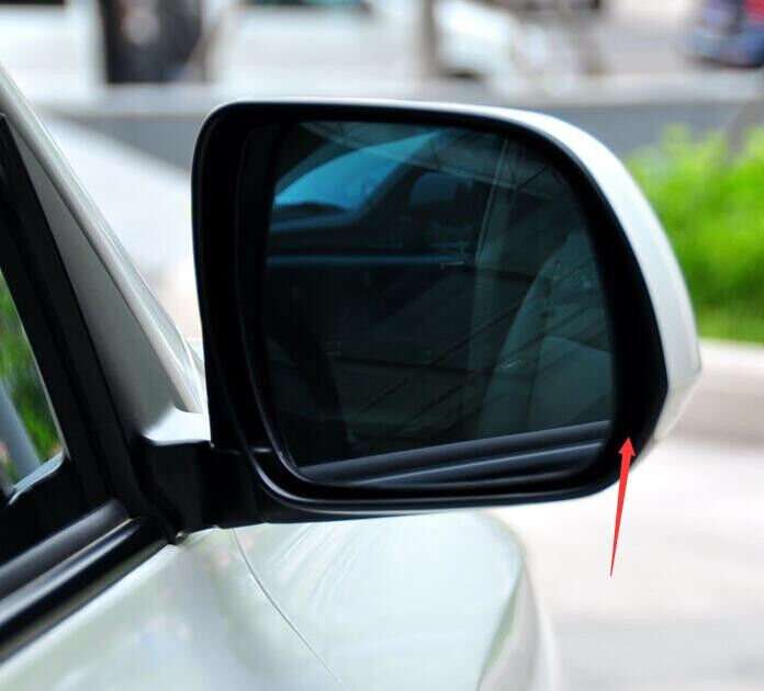 Right Black Front Side Mirror Housing Frame For 2009-2014 Toyota Highlander SUV