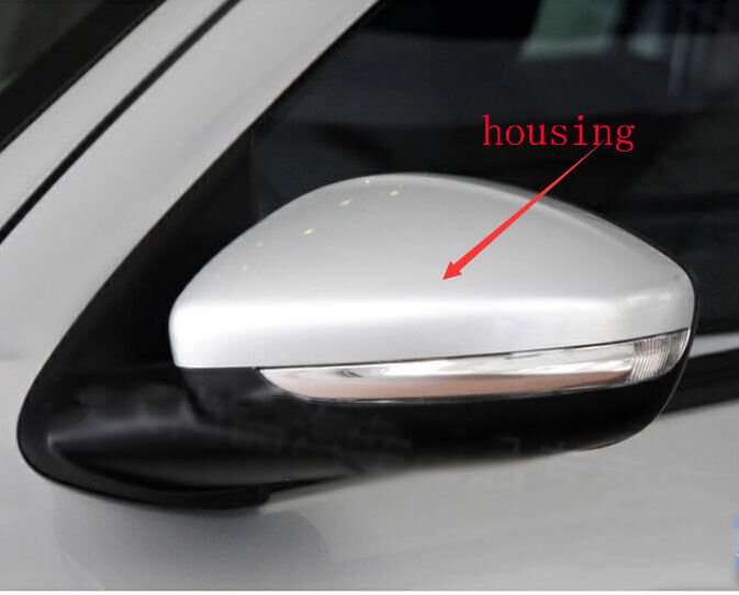 Side View Mirror Housing Top Quality Part Silver Left For 2014-2018 Peugeot 2008