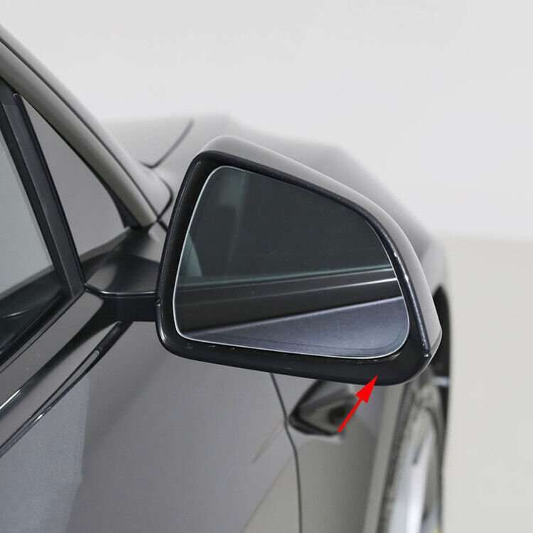 Right Black Front Side Mirror Housing Frame For 2017-2023 Tesla Model 3 Sedan