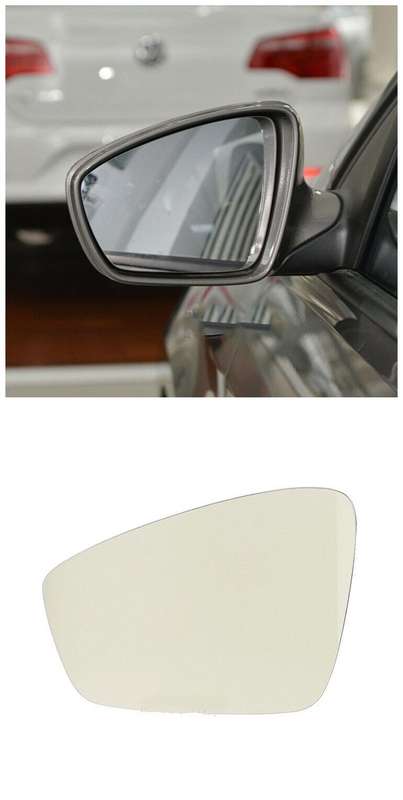 Side View Mirror Glass Heating Left 1PC For 2013-2016 Volkswagen Jetta Octavia