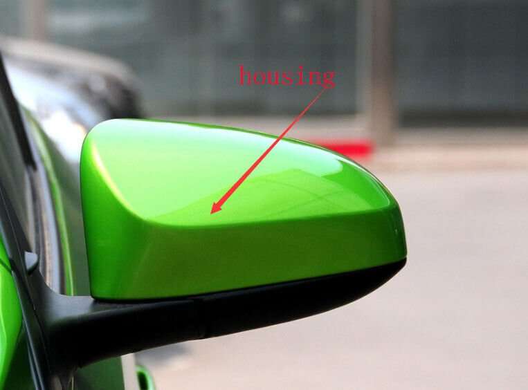 Side View Mirror Housing Green Left For 14-21 Toyota YARiS L NSP15 Hatchback