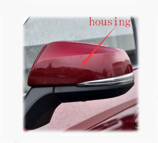 Side View Mirror Housing Part Red Left For 2020-2023 Toyota Frontlander SUV