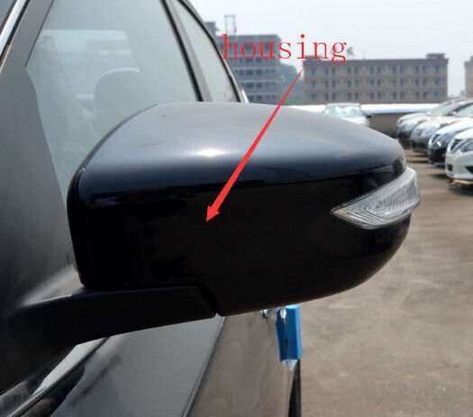 Side View Mirror Housing Part Black Left 1X For 12-22 Nissan Sylphy B17Z Sedan