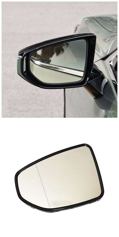 Car Side View Mirror Glass Heating Left Part 1PC For 2018-2021 Lexus ES LS RC