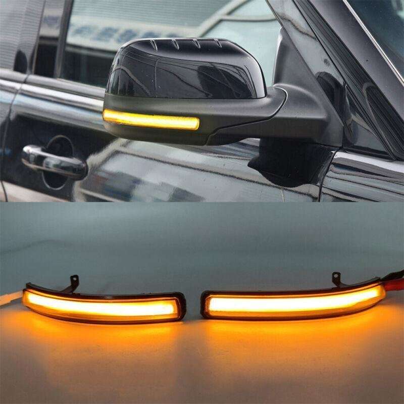 Pair Rear View Door Mirror Turn Signal Lamp Light For Ford Explorer 2011-2019