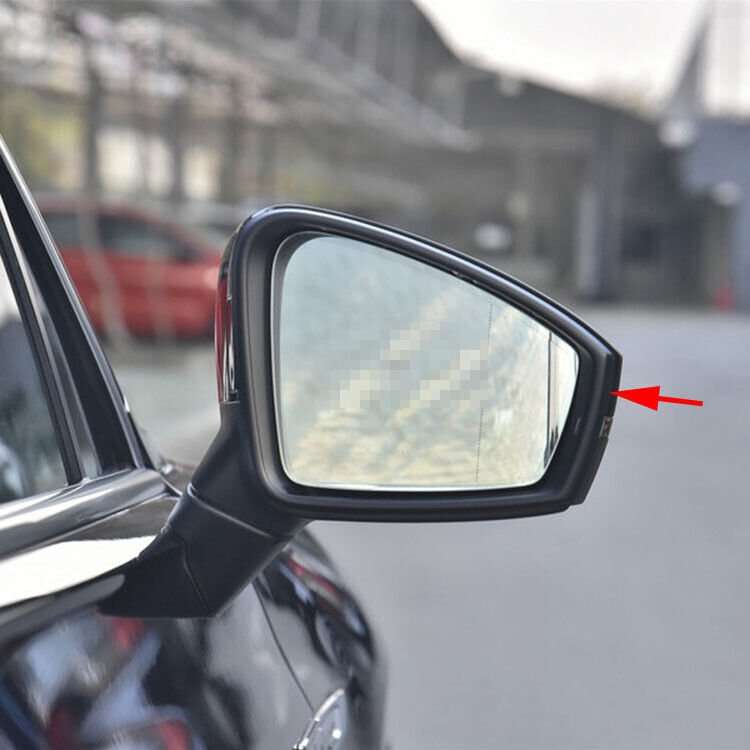 Right Black Front Side Mirror Housing Frame 1PC For 2019-2020 VW Touareg SUV