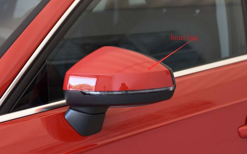 Side View Mirror Housing Top Quality Part Red Left For 2014-2017 Audi A3 85S