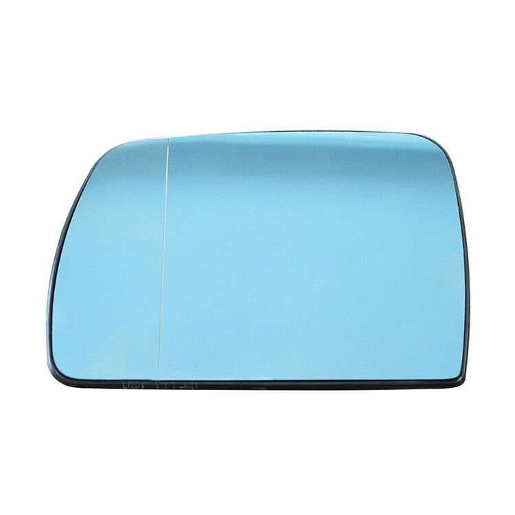 Blue Side View Mirror Glass Heating Left Part New 1PC For 1999-2006 BMW X5 E53