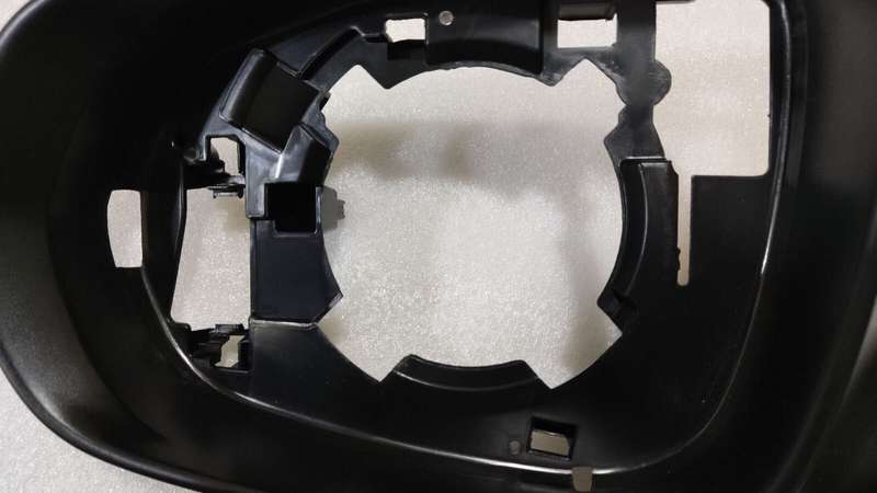 Left Black Front Side Mirror Housing Frame 1PC For 2015-2020 Lexus NX RX SUV