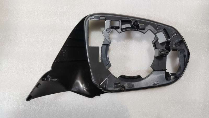 Left Black Front Side Mirror Housing Frame 1PC For 2015-2020 Lexus NX RX SUV