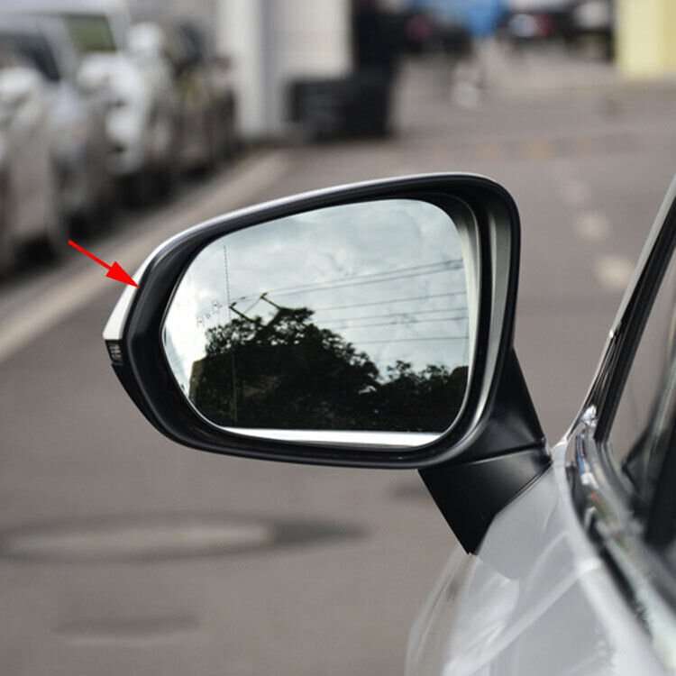Left Black Front Side Mirror Housing Frame 1PC For 2015-2020 Lexus NX RX SUV