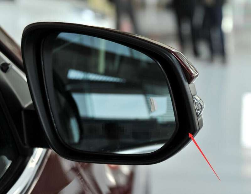 Right Black Front Side Mirror Housing Frame For 15-18 Toyota Highlander SUV