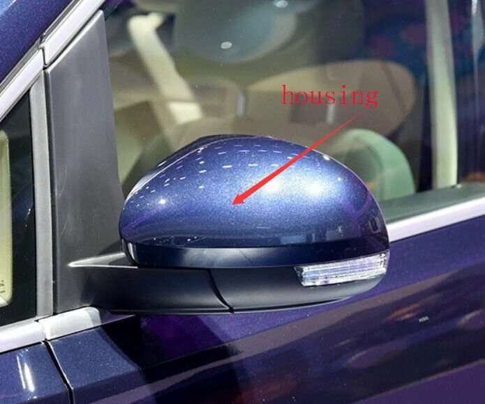 Side View Mirror Housing Top Quality Part Blue Left For 2012-2016 VW Sharan 7N1
