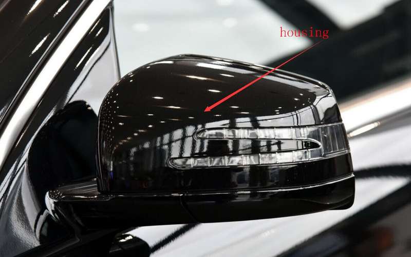 Side View Mirror Housing Markdown New Black Left For 06-17 Benz R Class V251