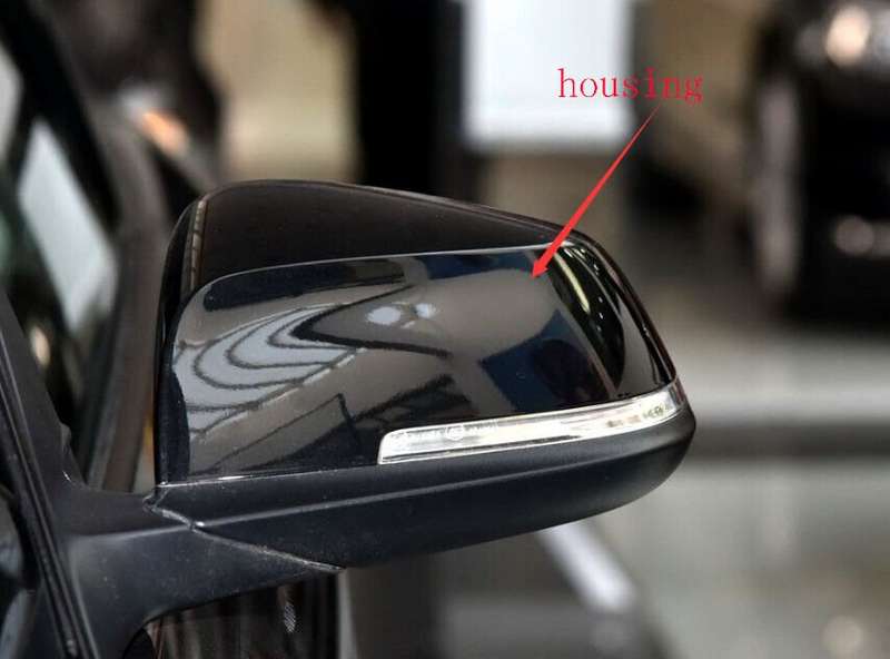 Side View Mirror Housing Markdown New Black Left For 2013-2017 BMW 4 Series F32
