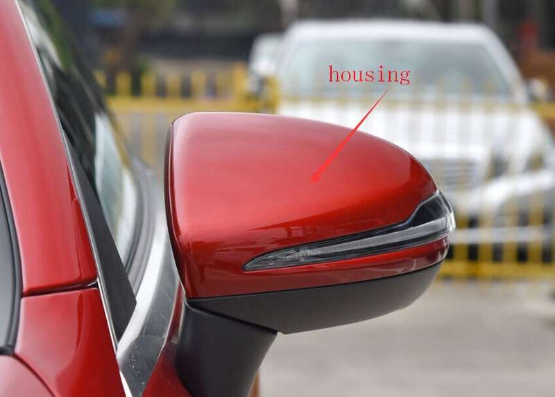 Side View Mirror Housing Markdown Part Red Left For 2014-2021 Benz C Class W205
